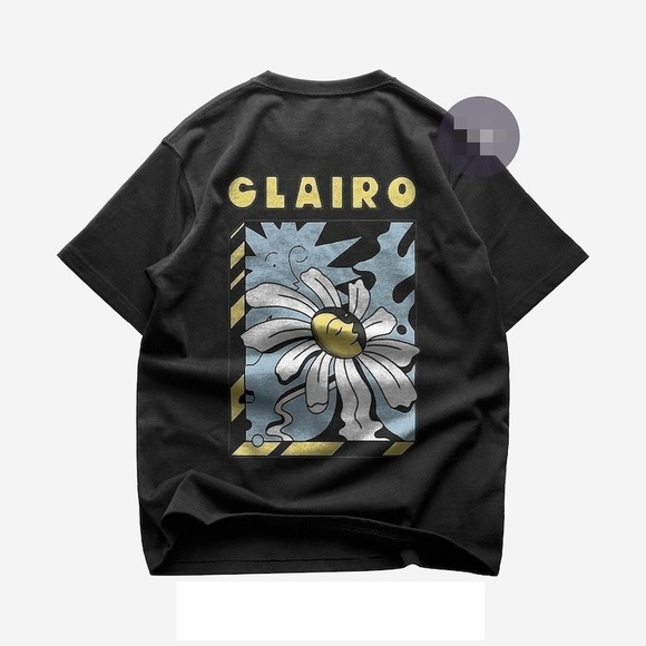 Tops - Clairo Back T-Shirt - Immunity Album - Bubble Gum - Clairo New Album T-Shirt